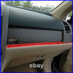 For Honda CR-V CRV Carbon Fiber Interior Center Control Full Set Trim Cover 2007