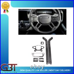 For Land Rover Defender L663 90 110 2020+ Carbon Fiber Interior Trim Kit Cover For Land Rover Defender L663 90 110 2020+ Carbon Fiber Interior Trim Kit Cover