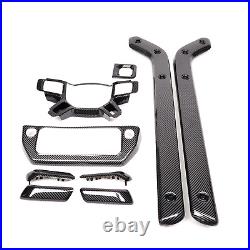 For Land Rover Defender L663 90 110 2020+ Carbon Fiber Interior Trim Kit Cover