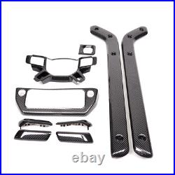 For Land Rover Defender L663 90 110 Carbon Fiber Interior Trim Kit Cover 2020+