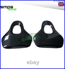 For MINI JCW F56 F57 Genuine Gloss Carbon Fibre Black Interior Seat Back Covers For MINI JCW F56 F57 Genuine Gloss Carbon Fibre Black Interior Seat Back Covers