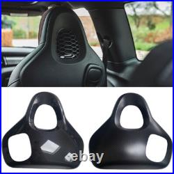 For MINI JCW F56 F57 Genuine Gloss Carbon Fibre Black Interior Seat Back Covers For MINI JCW F56 F57 Genuine Gloss Carbon Fibre Black Interior Seat Back Covers