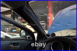 For Mitsubishi Evolution X EVO 10 08Up Interior A Pillar Panel Trim Carbon Fiber