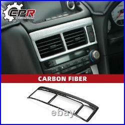 For Nissan R34 GTR RHD Carbon Fiber Interior Air Con Surround Stick trim cover