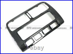 For Nissan S14 SILVIA RHD Carbon Fiber Interior Air Con Surround Trim Parts