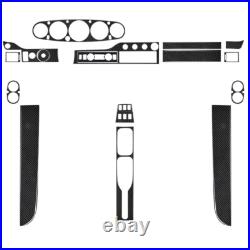 For Porsche 911 1989-1997 LHD Car Interior Full Set Trim Carbon Fiber Sticker