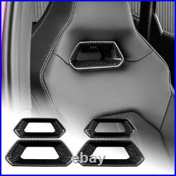 For SEAT Born Ateca Leon 21-2025 Car Seat Frame Interior Trim Cover Carbon Fiber
