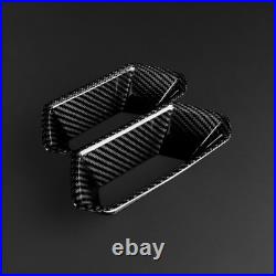 For SEAT Born Ateca Leon 21-2025 Car Seat Frame Interior Trim Cover Carbon Fiber