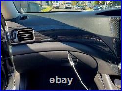 For Subaru Forester WRX STI Interior 08-14 ABS Black Carbon Fiber Dash Trim Set