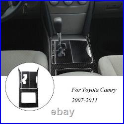 For Toyota Camry Qty6 Carbon Fiber Interior Gear Shift Panel Cover Trim Type A
