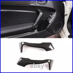 For Toyota GT86 Scion FR-S Subaru BRZ 6Pcs Carbon Fiber Interior Trim Cover Set