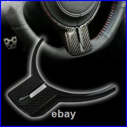 For Toyota GT86 Scion FRS Subaru BRZ Steering Wheel Cover Trim Carbon Fiber