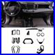 For Toyota RAV4 2016-2018 ABS Carbon Fiber Interior Decoration Cover Trim 19Pcs