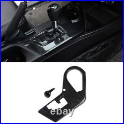 For Toyota RAV4 2016-2018 ABS Carbon Fiber Interior Decoration Cover Trim 19Pcs