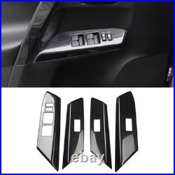 For Toyota RAV4 2016-2018 ABS Carbon Fiber Interior Decoration Cover Trim 19Pcs