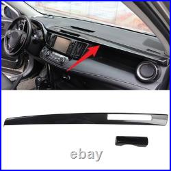 For Toyota RAV4 2016-2018 ABS Carbon Fiber Interior Decoration Cover Trim 19Pcs