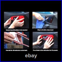 For Toyota RAV4 2016-2018 ABS Carbon Fiber Interior Decoration Cover Trim 19Pcs