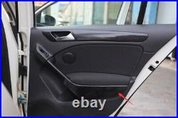 For Volkswagen Golf MK6 09-12 RHD Carbon Fiber Interior Door Armrest Cover Trim