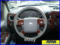 Ford F-150 F150 XL Xlt Stx Interior Wood Dash Trim Kit 2004 2005 2006 2007 2008