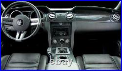 Ford Mustang 05 2006 2007 2008 2009 Real Carbon Fiber Interior Dash Trim Kit Set