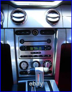 Ford Mustang Gt Interior Brushed Aluminum Dash Trim Kit 2005 2006 2007 2008 2009