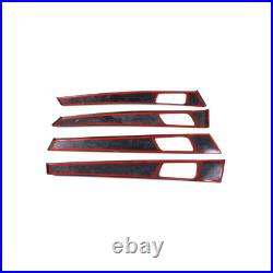 Forged Carbon Fiber Interior Door Panel Cover Trim For Porsche Panamera 17-21