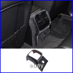 Forged Carbon Fiber Interior Rear Air Vent Cover Trim For Porsche Macan 2014-22