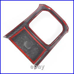Forged Carbon Fiber Interior Rear Air Vent Cover Trim For Porsche Macan 2014-22
