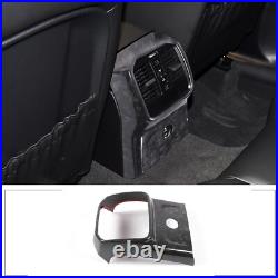 Forged Carbon Fiber Interior Rear Air Vent Cover Trim For Porsche Macan 2014-22