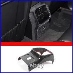 Forged Carbon Fiber Interior Rear Air Vent Cover Trim For Porsche Macan 2014-22