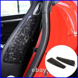 Forged Carbon Fiber Interior Seat Side Panel Trim Cover for Porsche 911 718