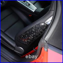 Forged Carbon Fiber Interior Seat Side Panel Trim Cover for Porsche 911 718