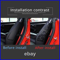 Forged Carbon Fiber Interior Seat Side Panel Trim Cover for Porsche 911 718