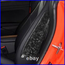 Forged Carbon Fiber Interior Seat side panel cover For Porsche 911/718 2016-19