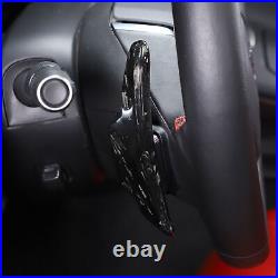 Forged Carbon Fiber interior Paddle Shifter Trim Cover For Corvette C8 2020-2024