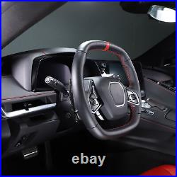 Forged Carbon Fiber interior Paddle Shifter Trim Cover For Corvette C8 2020-2024