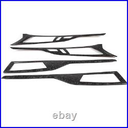 Forged Carbon fiber Interior door panel Trim Strips Cover For BMW 8 Series 19-23