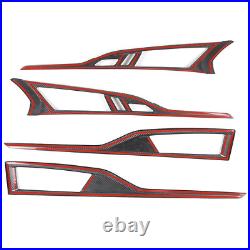 Forged Carbon fiber Interior door panel Trim Strips Cover For BMW 8 Series 19-23