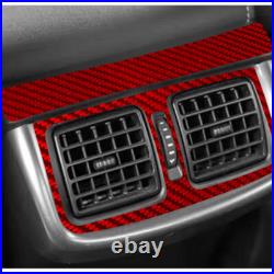 Full Car Carbon Fiber Kit Interior Trim Red For 2015-2021 Toyota Hilux 42Pcs