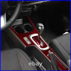 Full Car Carbon Fiber Kit Interior Trim Red For 2015-2021 Toyota Hilux 42Pcs