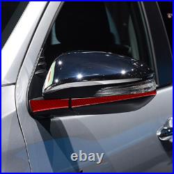 Full Car Carbon Fiber Kit Interior Trim Red For 2015-2021 Toyota Hilux 42Pcs