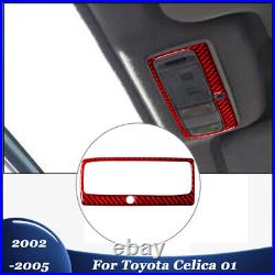 Full Set Carbon Fiber Interior Panel Console Trim Cover For Toyota Celica 2002