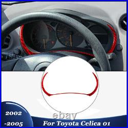 Full Set Carbon Fiber Interior Panel Console Trim Cover For Toyota Celica 2002