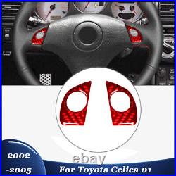 Full Set Carbon Fiber Interior Panel Console Trim Cover For Toyota Celica 2002