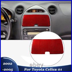 Full Set Carbon Fiber Interior Panel Console Trim Cover For Toyota Celica 2002