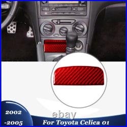 Full Set Carbon Fiber Interior Panel Console Trim Cover For Toyota Celica 2002
