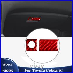 Full Set Carbon Fiber Interior Panel Console Trim Cover For Toyota Celica 2002