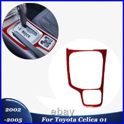 Full Set Carbon Fiber Interior Panel Console Trim Cover For Toyota Celica 2002