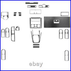 Full Set Kit Carbon Fiber Interior Center Control Gear Cover Trim For VW Golf Full Set Kit Carbon Fiber Interior Center Control Gear Cover Trim For VW Golf