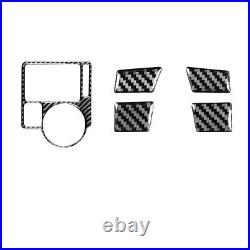 Full Set Kit Carbon Fiber Interior Center Control Gear Cover Trim For VW Golf Full Set Kit Carbon Fiber Interior Center Control Gear Cover Trim For VW Golf